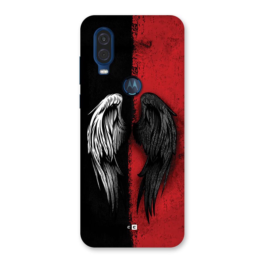Angle Demon Wings Back Case for Motorola One Vision