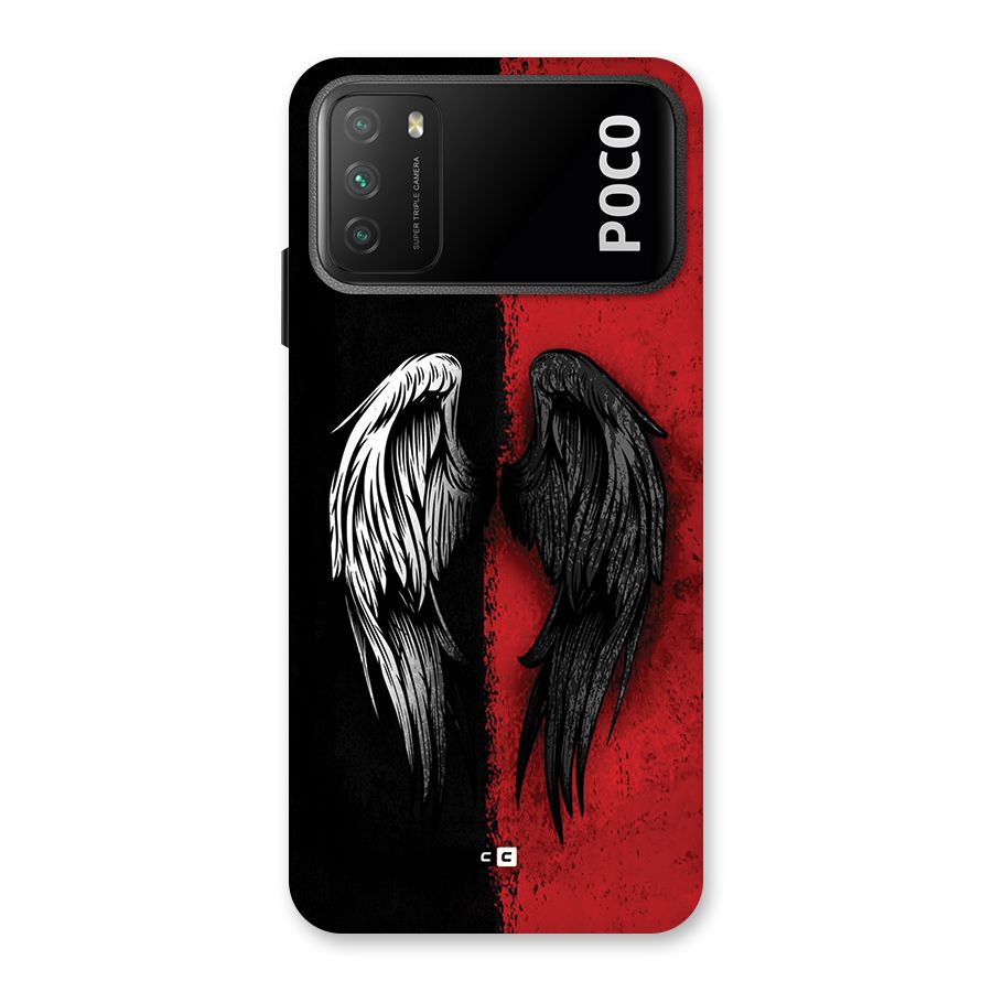 Angle Demon Wings Back Case for Poco M3