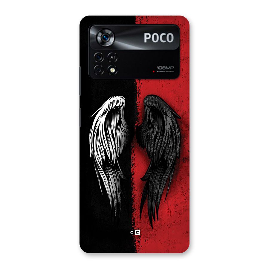 Angle Demon Wings Back Case for Poco X4 Pro 5G