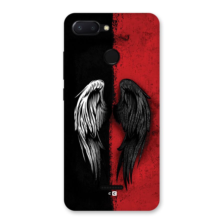 Angle Demon Wings Back Case for Redmi 6