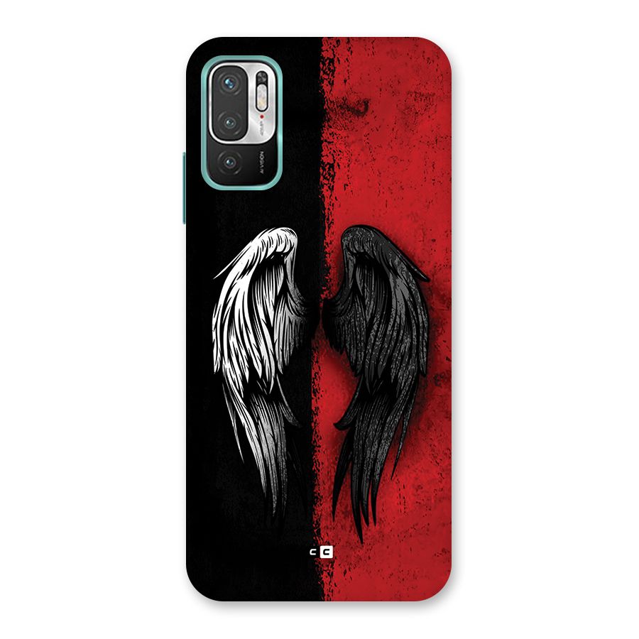 Angle Demon Wings Back Case for Redmi Note 10T 5G