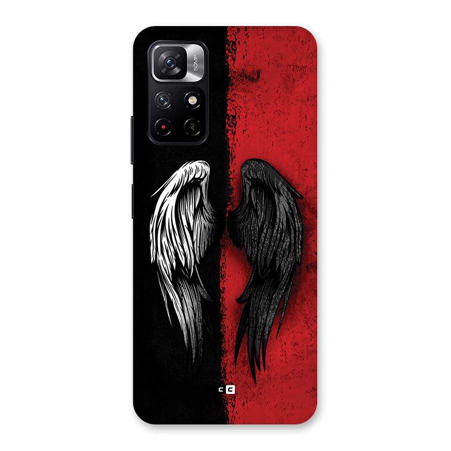 Angle Demon Wings Back Case for Redmi Note 11T 5G