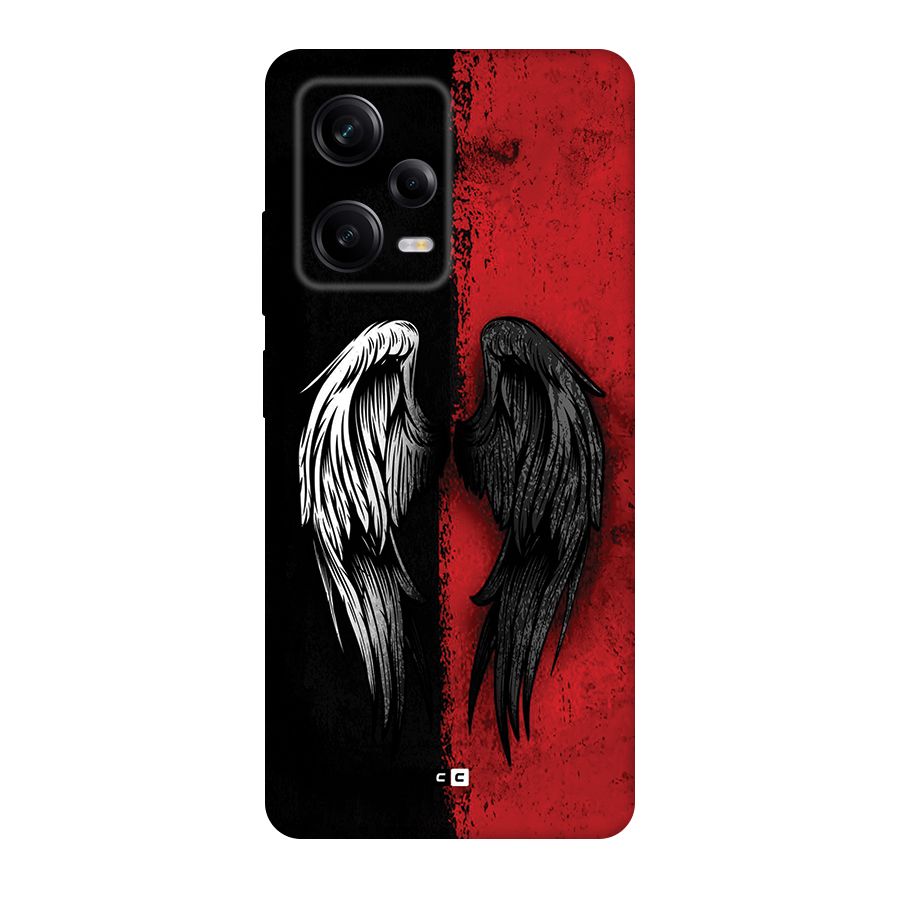 Angle Demon Wings Back Case for Redmi Note 12 Pro