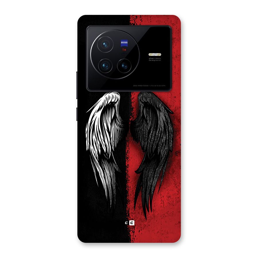 Angle Demon Wings Back Case for Vivo X80