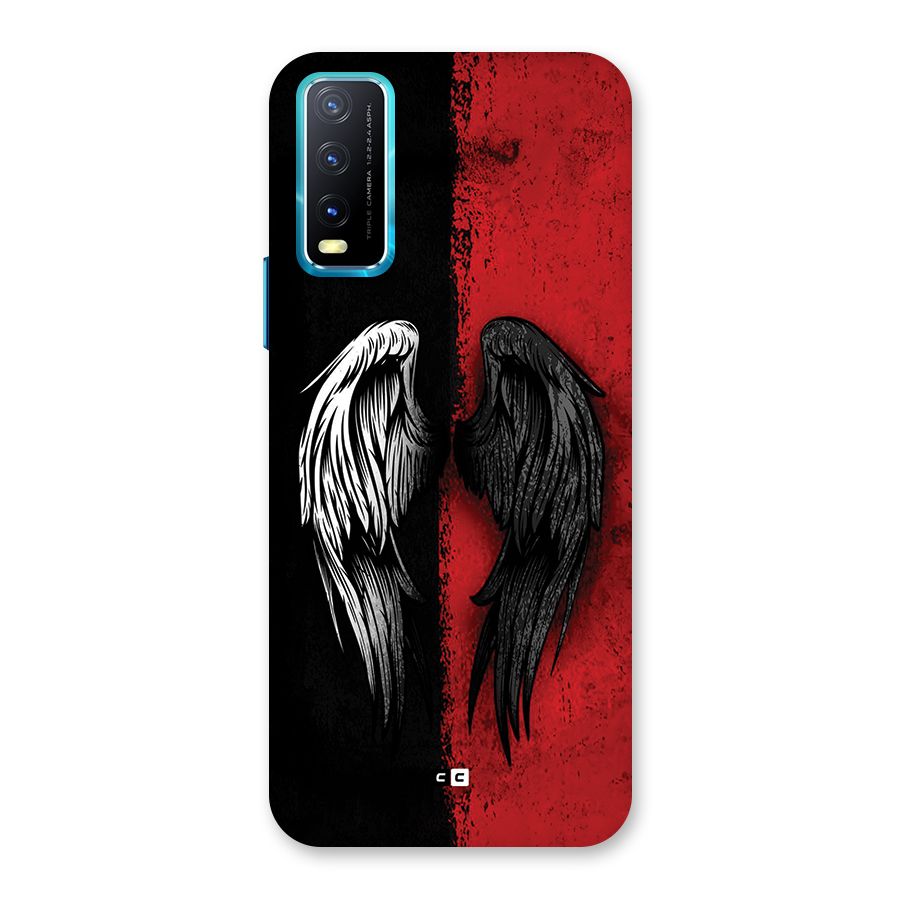 Angle Demon Wings Back Case for Vivo Y20G
