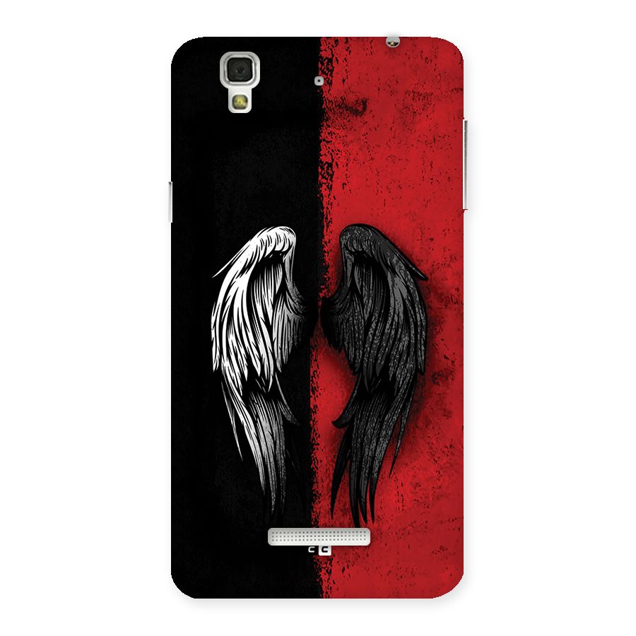 Angle Demon Wings Back Case for YU Yureka Plus