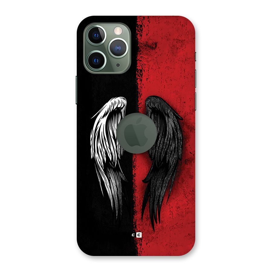 Angle Demon Wings Back Case for iPhone 11 Pro Logo Cut