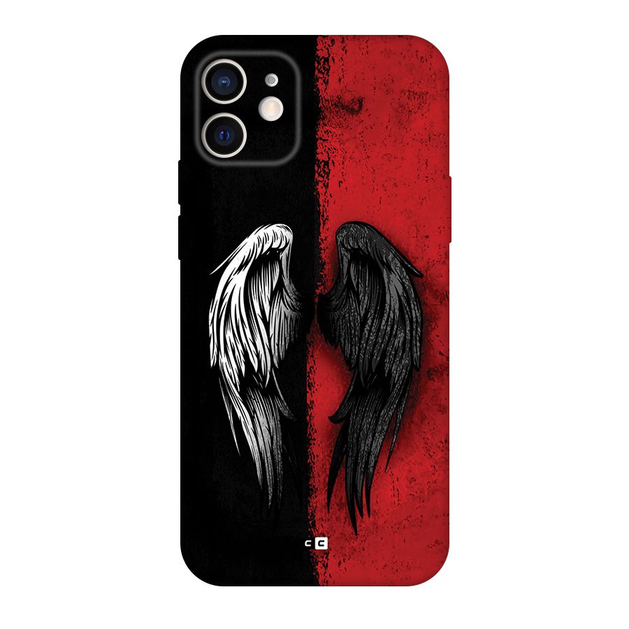 Angle Demon Wings Back Case for iPhone 12