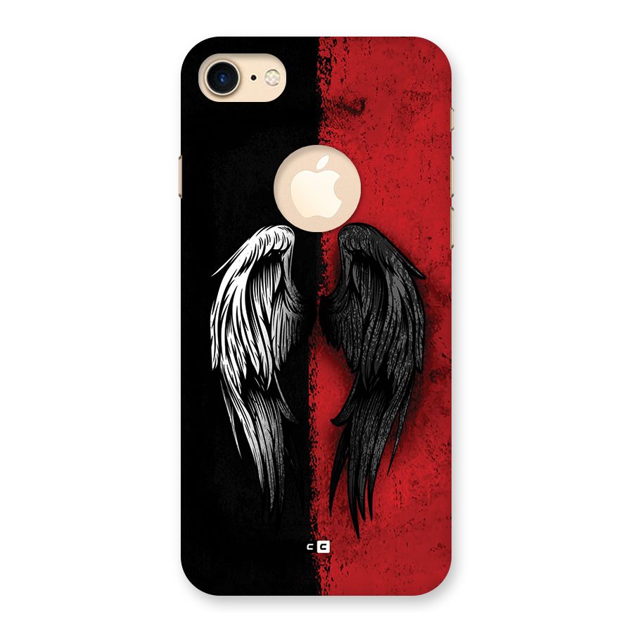 Angle Demon Wings Back Case for iPhone 7 Logo Cut