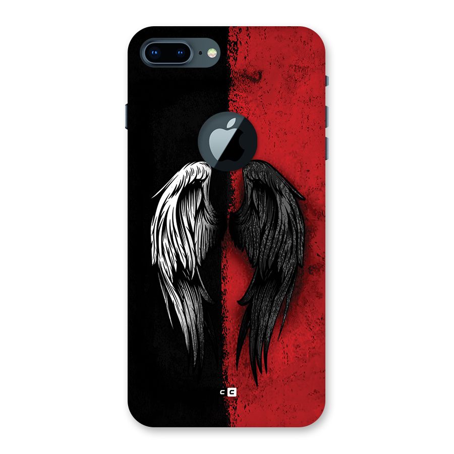 Angle Demon Wings Back Case for iPhone 7 Plus Logo Cut
