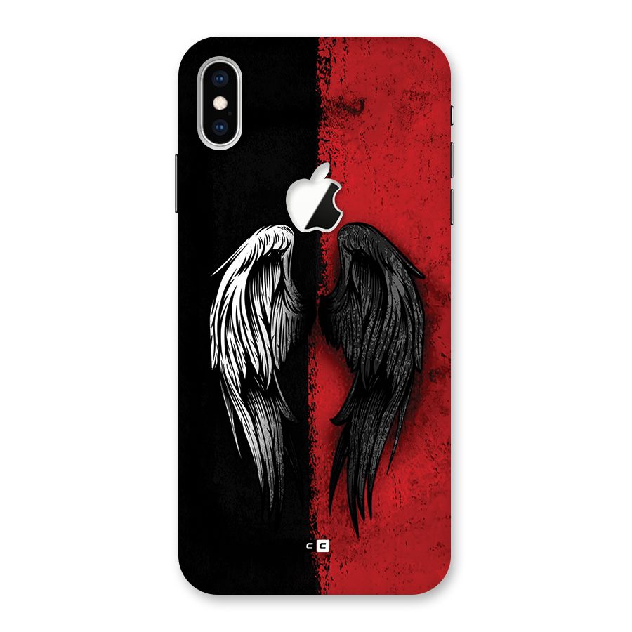 Angle Demon Wings Back Case for iPhone XS Max Apple Cut