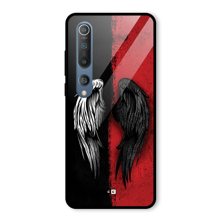 Angle Demon Wings Glass Back Case for Mi 10