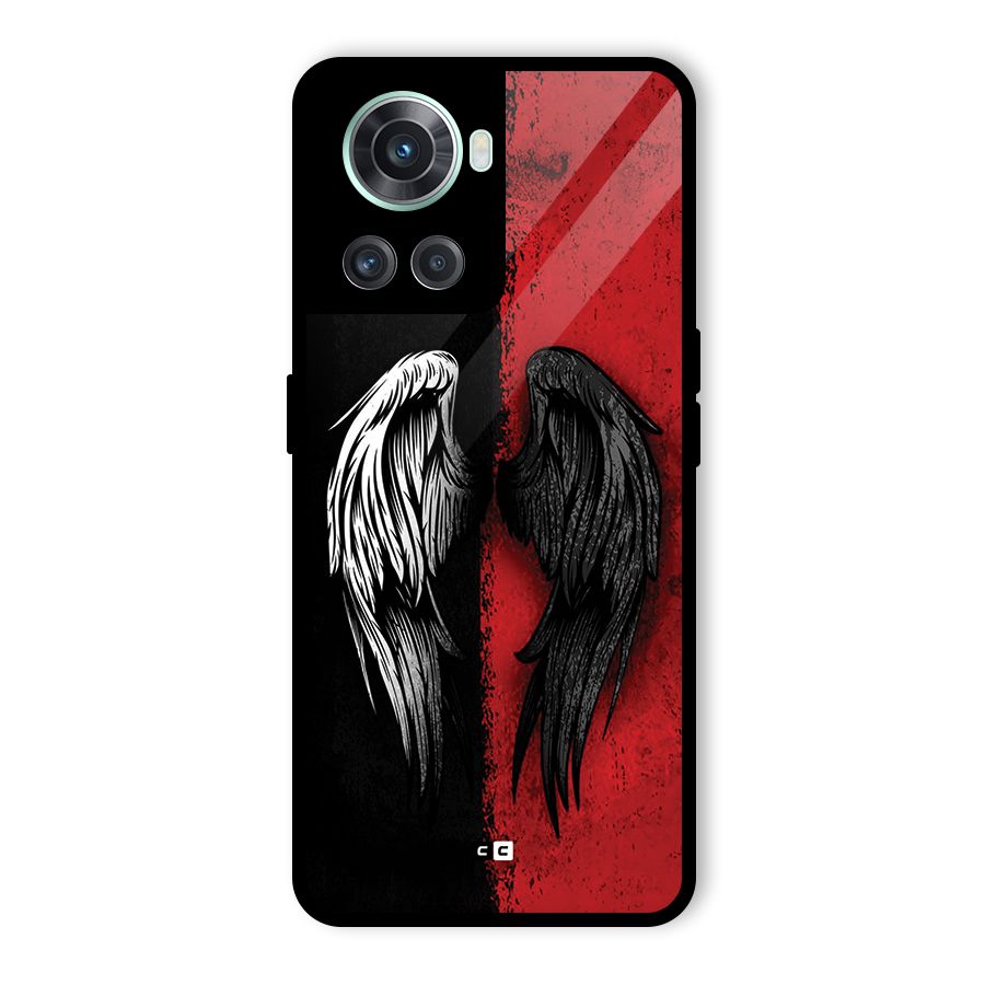 Angle Demon Wings Glass Back Case for OnePlus 10R
