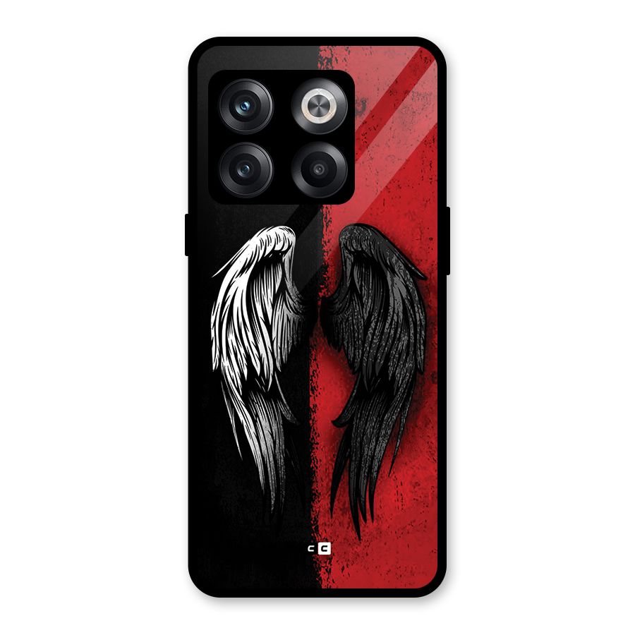 Angle Demon Wings Glass Back Case for OnePlus 10T