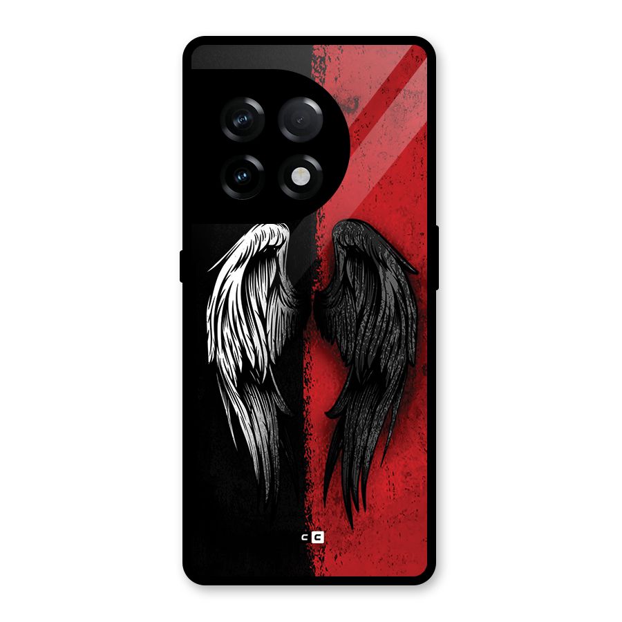 Angle Demon Wings Glass Back Case for OnePlus 11R