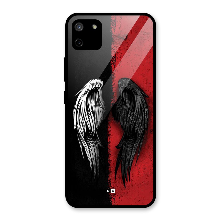 Angle Demon Wings Glass Back Case for Realme C11