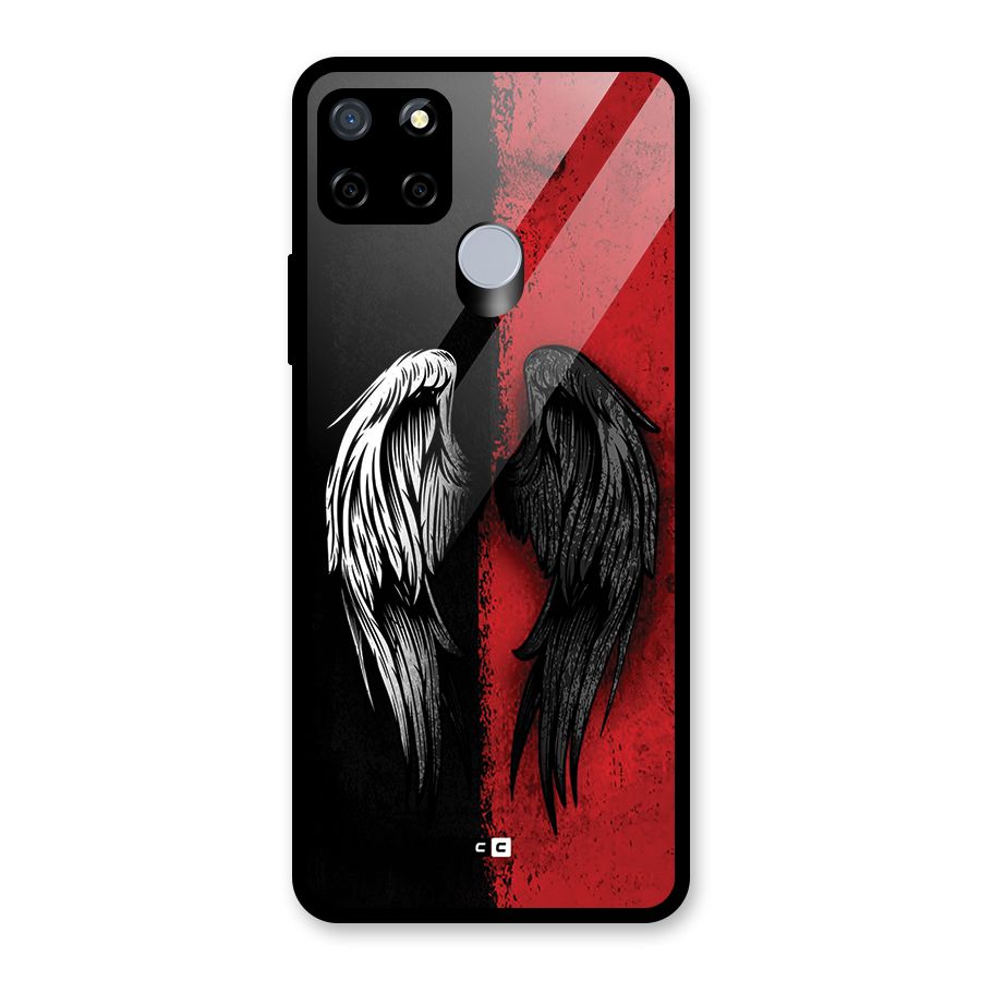 Angle Demon Wings Glass Back Case for Realme C12