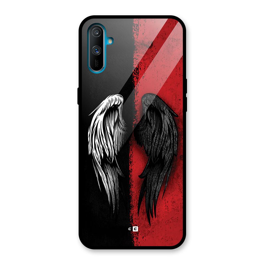 Angle Demon Wings Glass Back Case for Realme C3