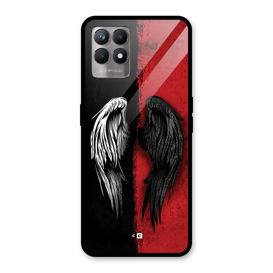 Angle Demon Wings Glass Back Case for Realme Narzo 50