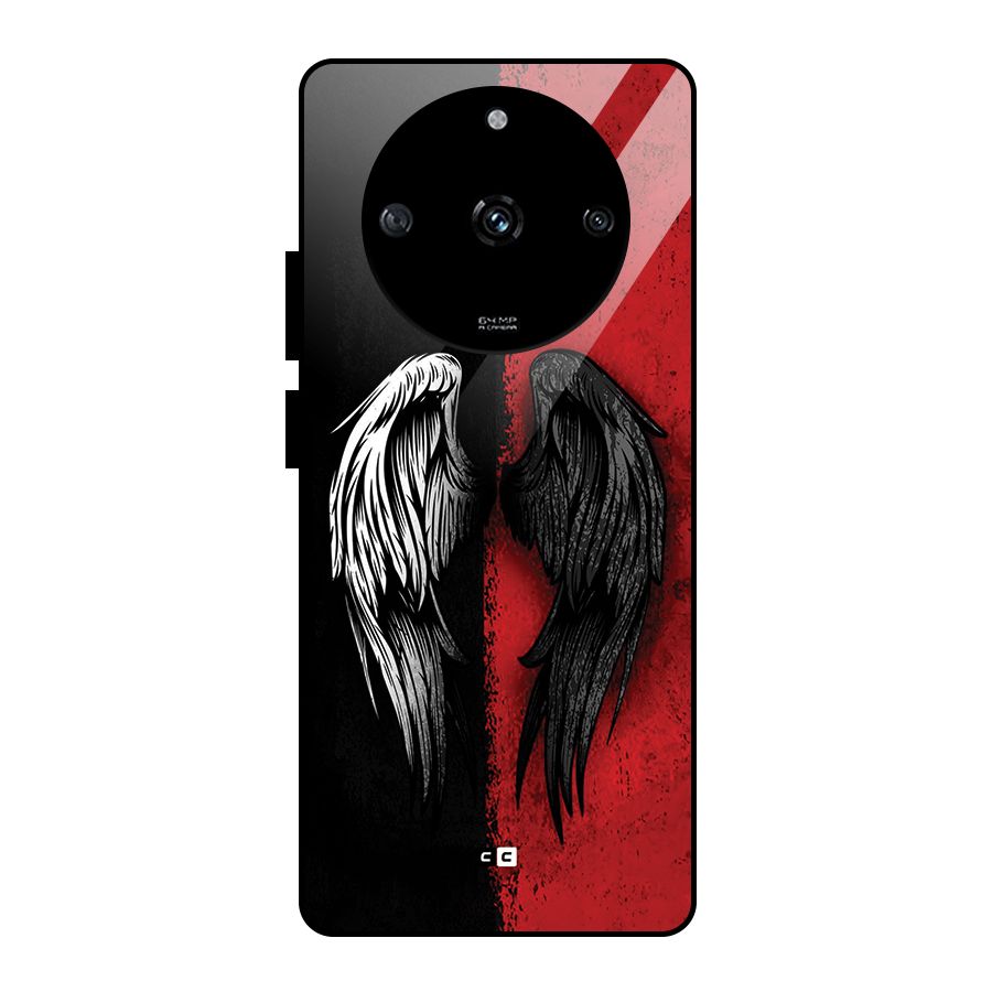 Angle Demon Wings Glass Back Case for Realme Narzo 60 5G