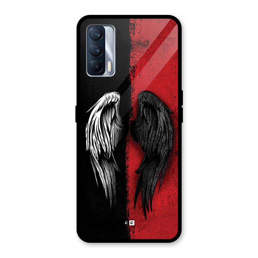Angle Demon Wings Glass Back Case for Realme X7