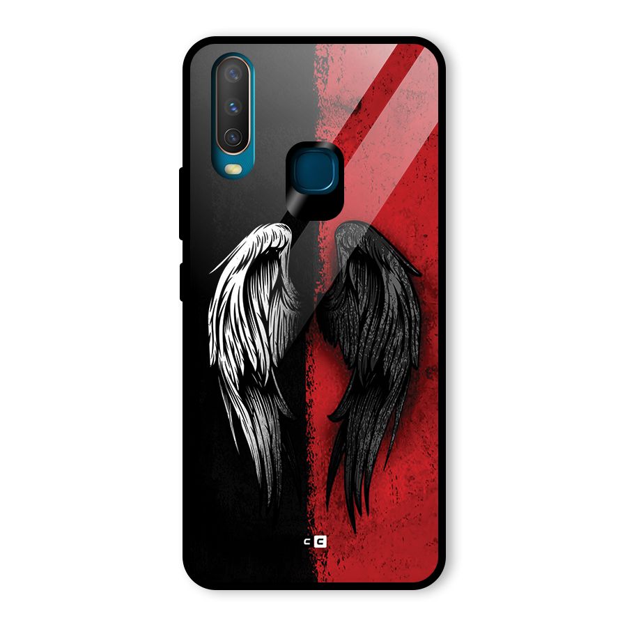 Angle Demon Wings Glass Back Case for Vivo U10