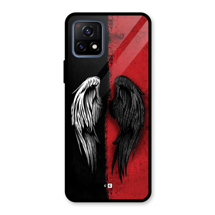 Angle Demon Wings Glass Back Case for Vivo Y72 5G