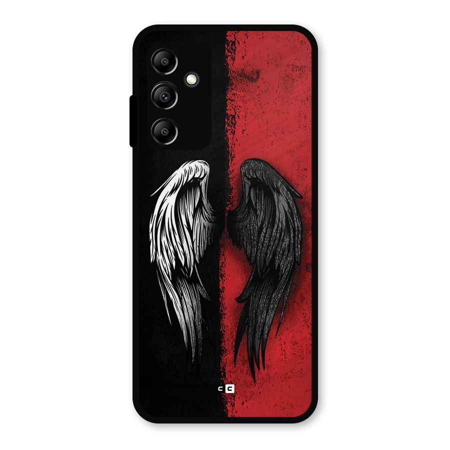 Angle Demon Wings Metal Back Case for Galaxy A14 5G