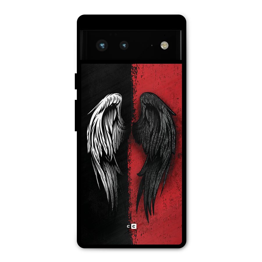 Angle Demon Wings Metal Back Case for Google Pixel 6