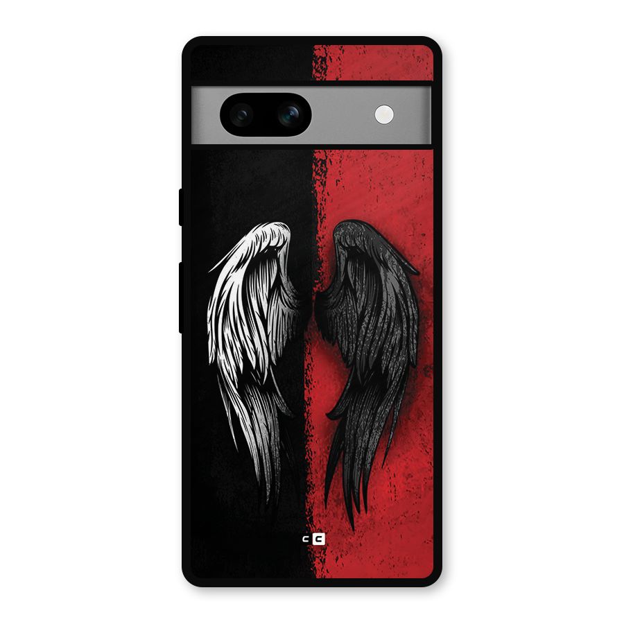 Angle Demon Wings Metal Back Case for Google Pixel 7a