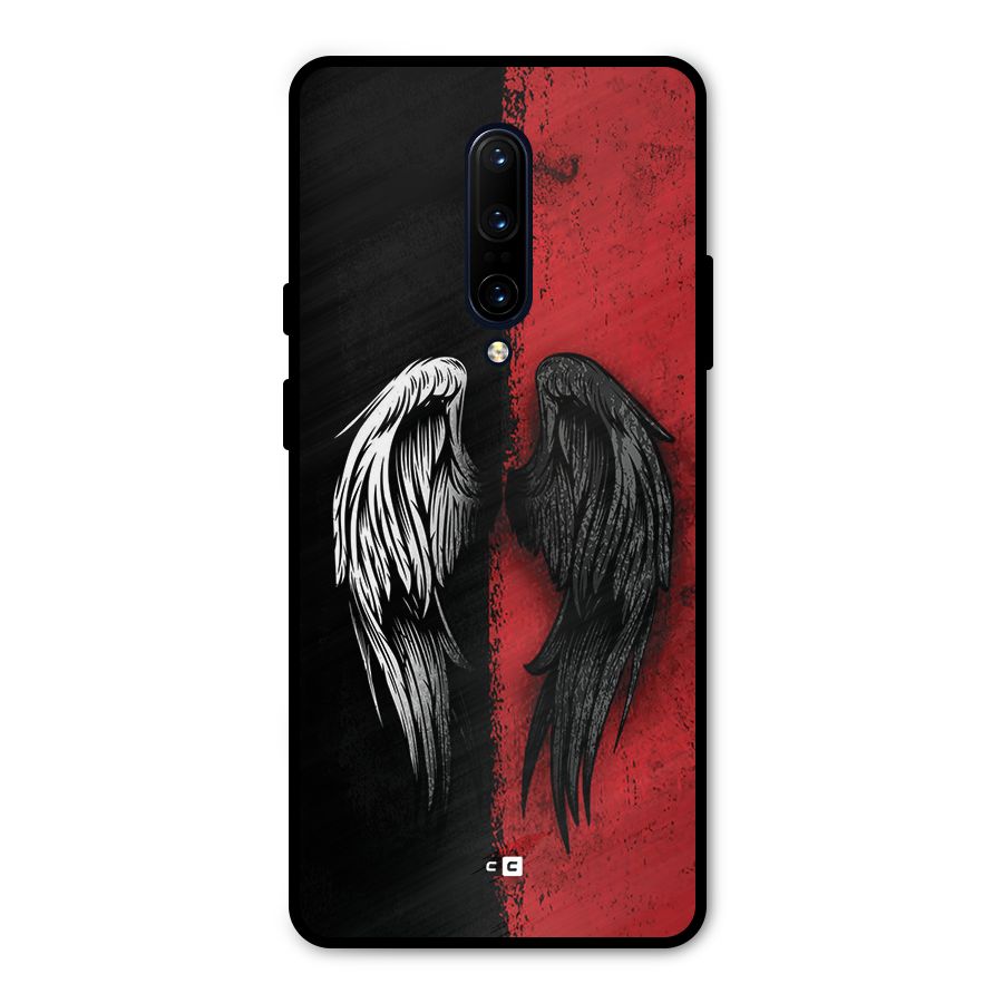 Angle Demon Wings Metal Back Case for OnePlus 7 Pro