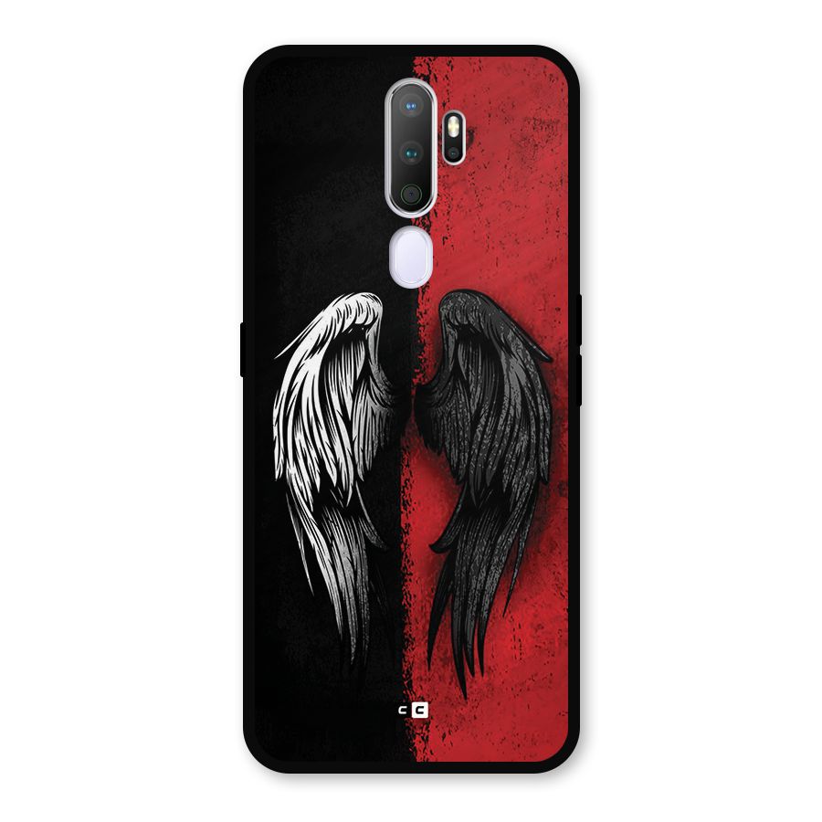Angle Demon Wings Metal Back Case for Oppo A9 (2020)