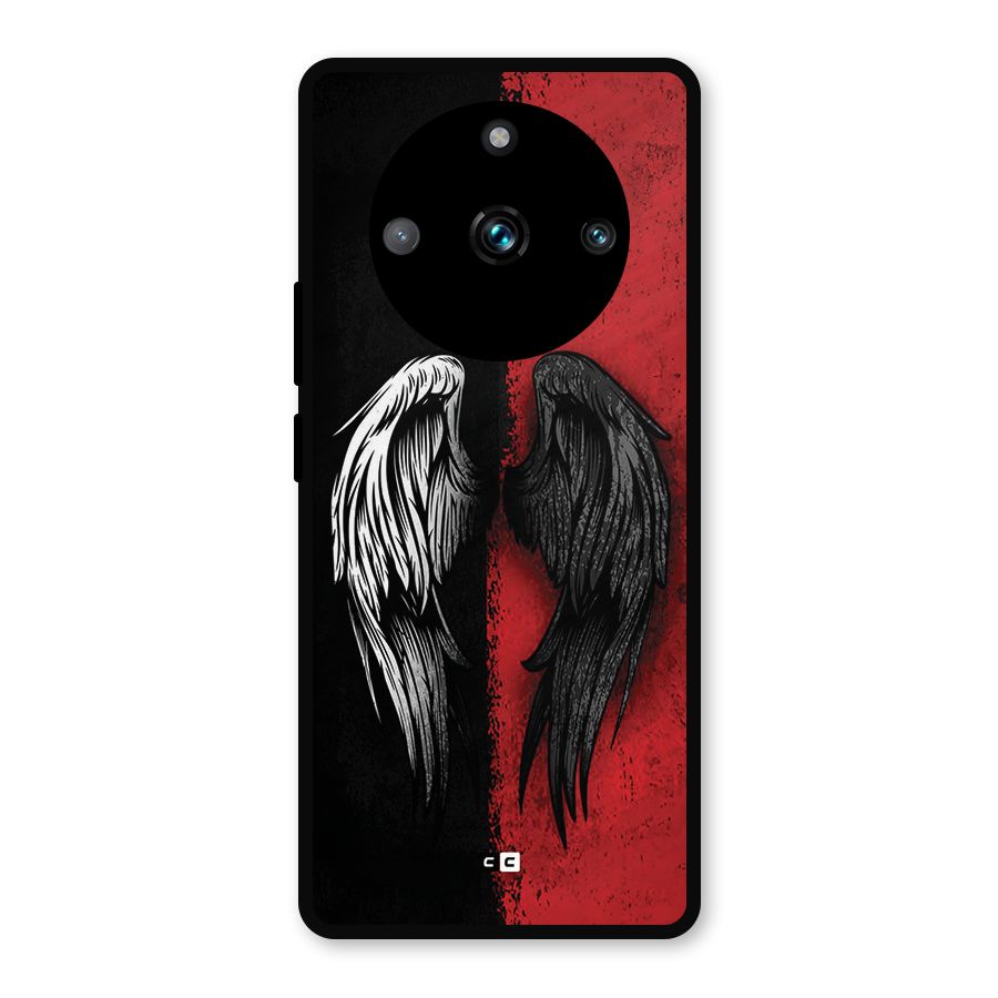 Angle Demon Wings Metal Back Case for Realme 11 Pro