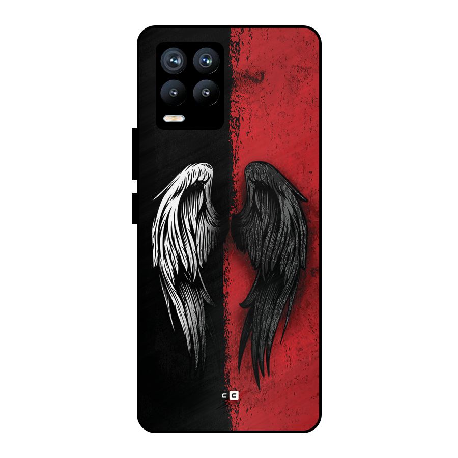 Angle Demon Wings Metal Back Case for Realme 8 Pro