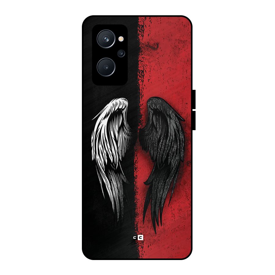 Angle Demon Wings Metal Back Case for Realme 9i 5G
