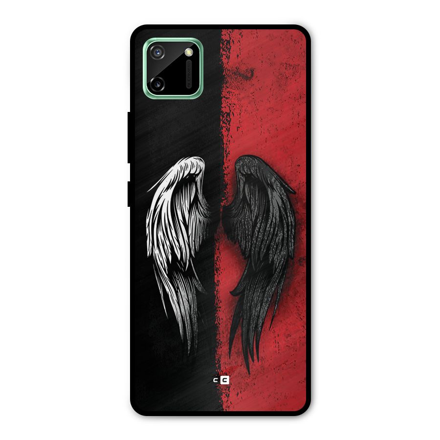 Angle Demon Wings Metal Back Case for Realme C11