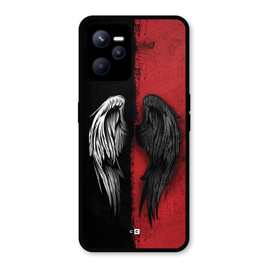 Angle Demon Wings Metal Back Case for Realme C35