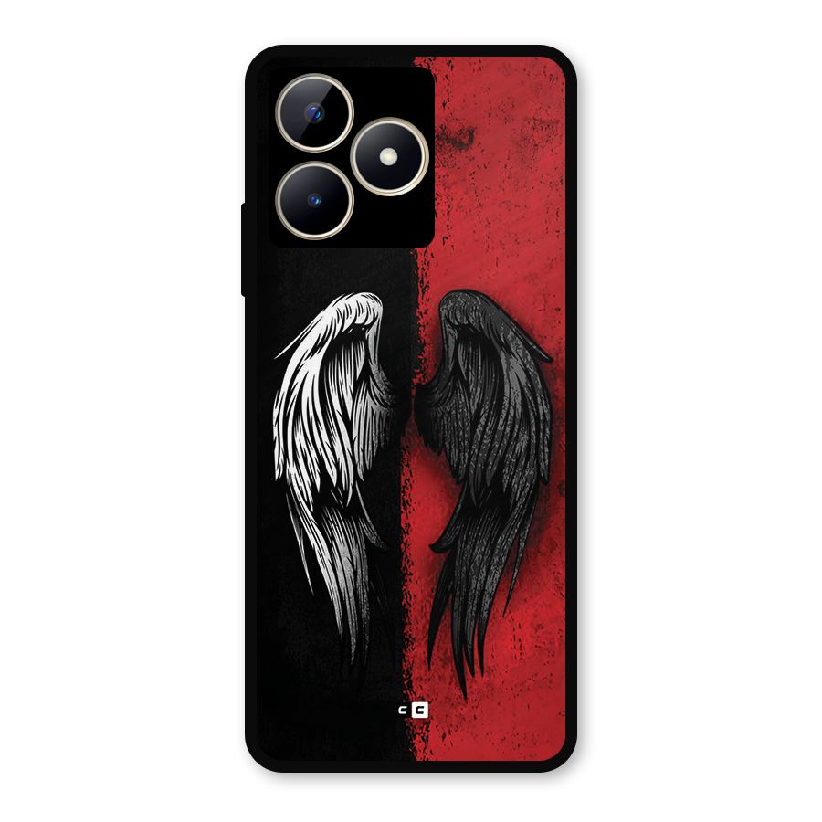 Angle Demon Wings Metal Back Case for Realme C53