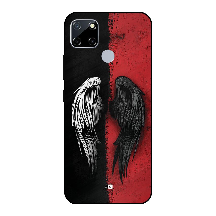 Angle Demon Wings Metal Back Case for Realme Narzo 30A