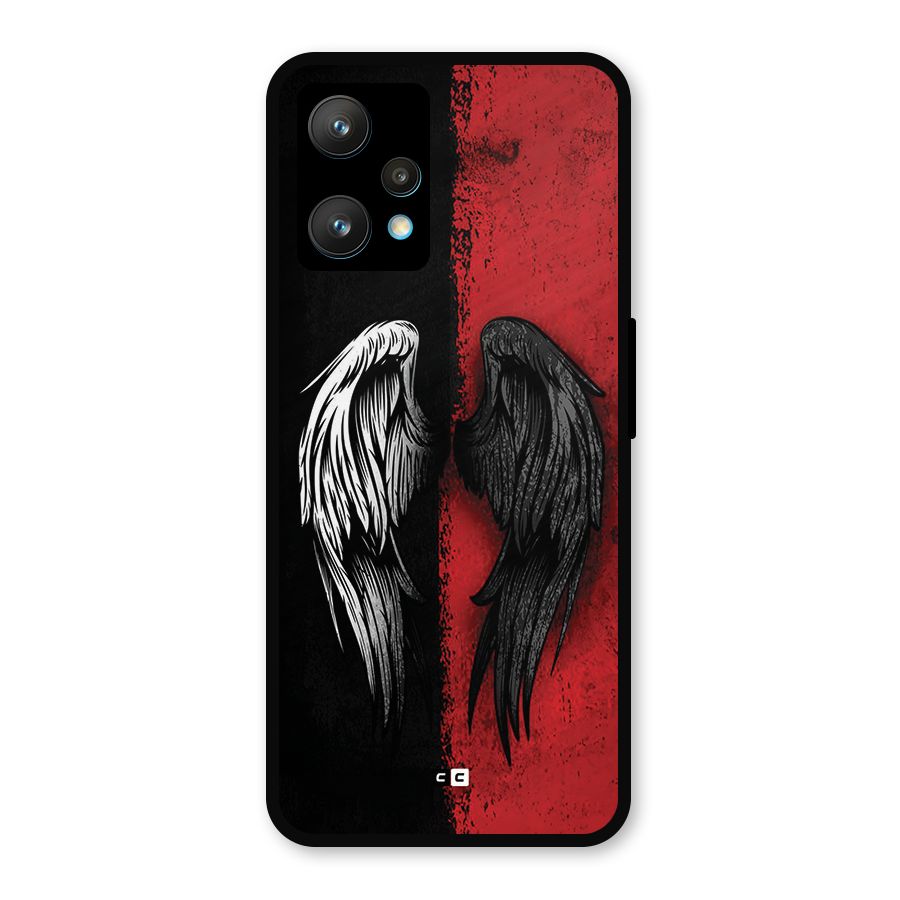 Angle Demon Wings Metal Back Case for Realme Narzo 50 Pro