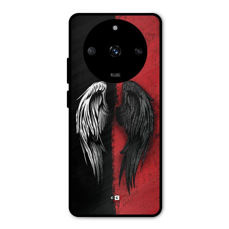 Angle Demon Wings Metal Back Case for Realme Narzo 60 5G