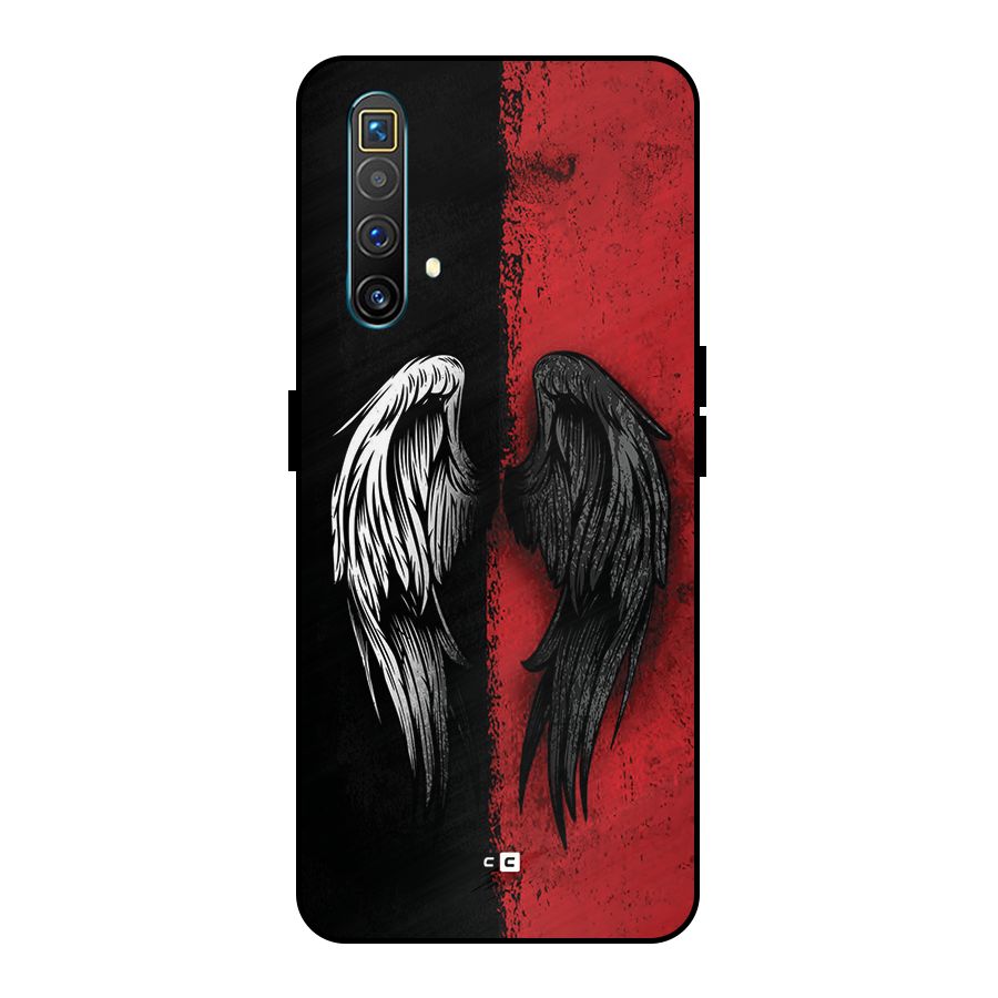 Angle Demon Wings Metal Back Case for Realme X3