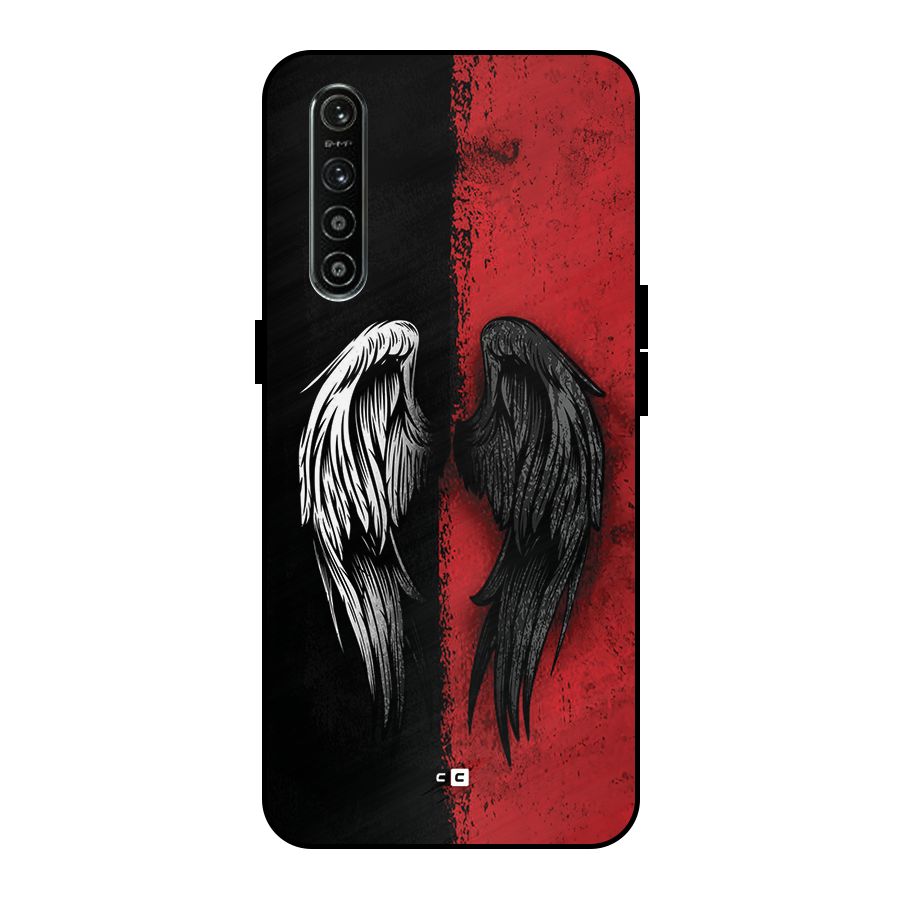 Angle Demon Wings Metal Back Case for Realme XT