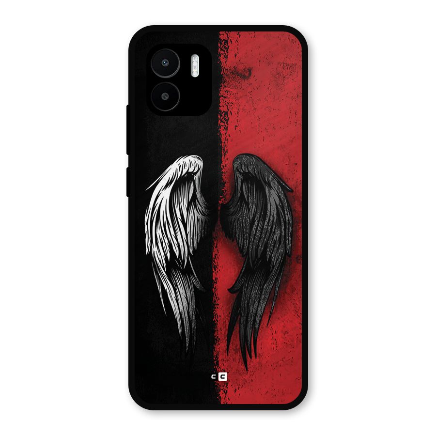 Angle Demon Wings Metal Back Case for Redmi A1
