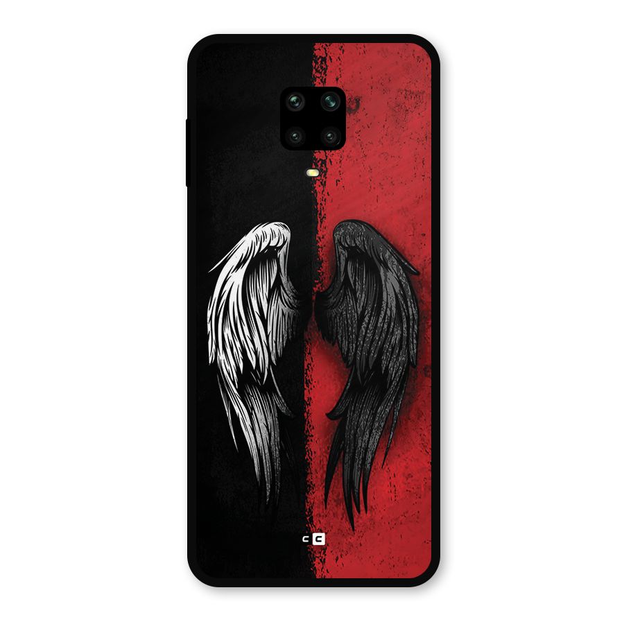 Angle Demon Wings Metal Back Case for Redmi Note 10 Lite