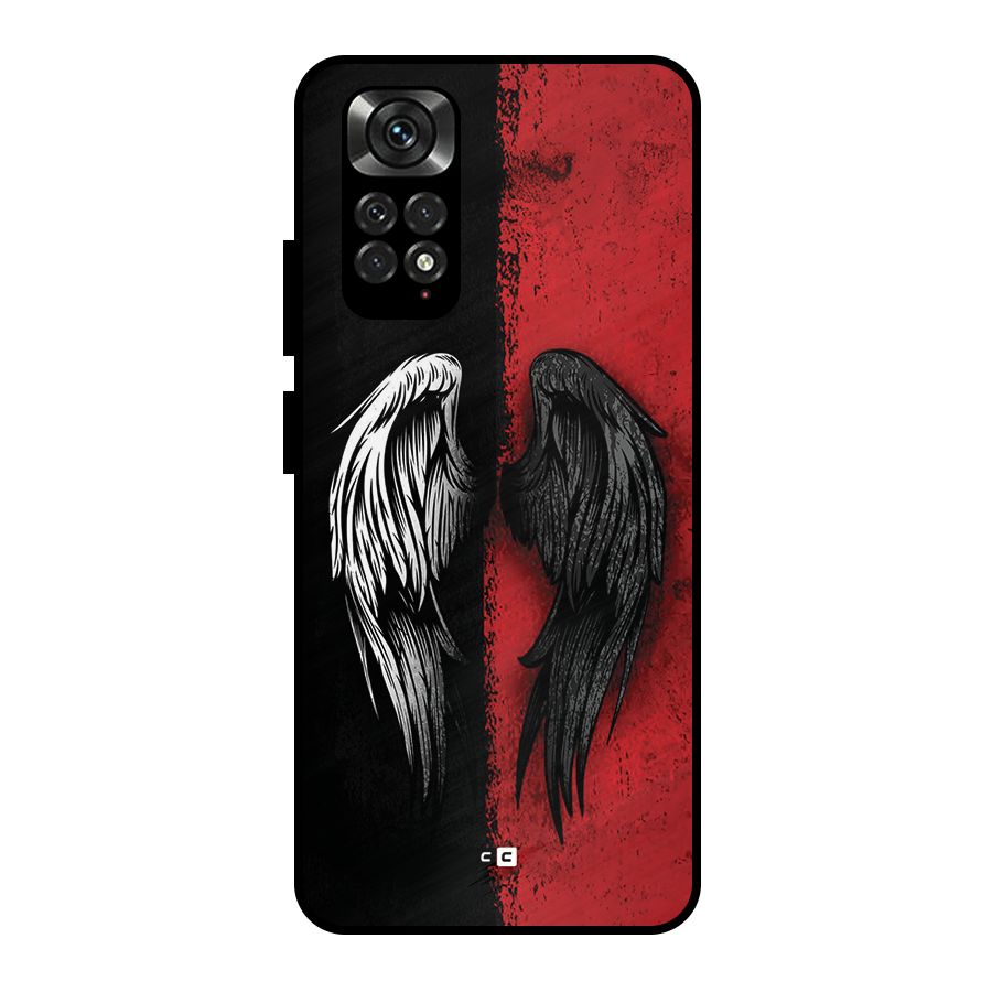 Angle Demon Wings Metal Back Case for Redmi Note 11 Pro Plus 5G