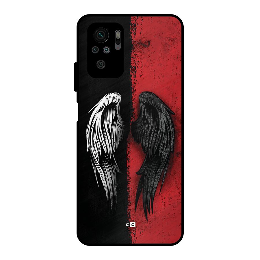 Angle Demon Wings Metal Back Case for Redmi Note 11 SE