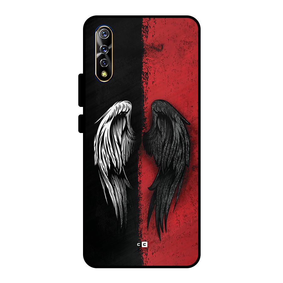 Angle Demon Wings Metal Back Case for Vivo S1