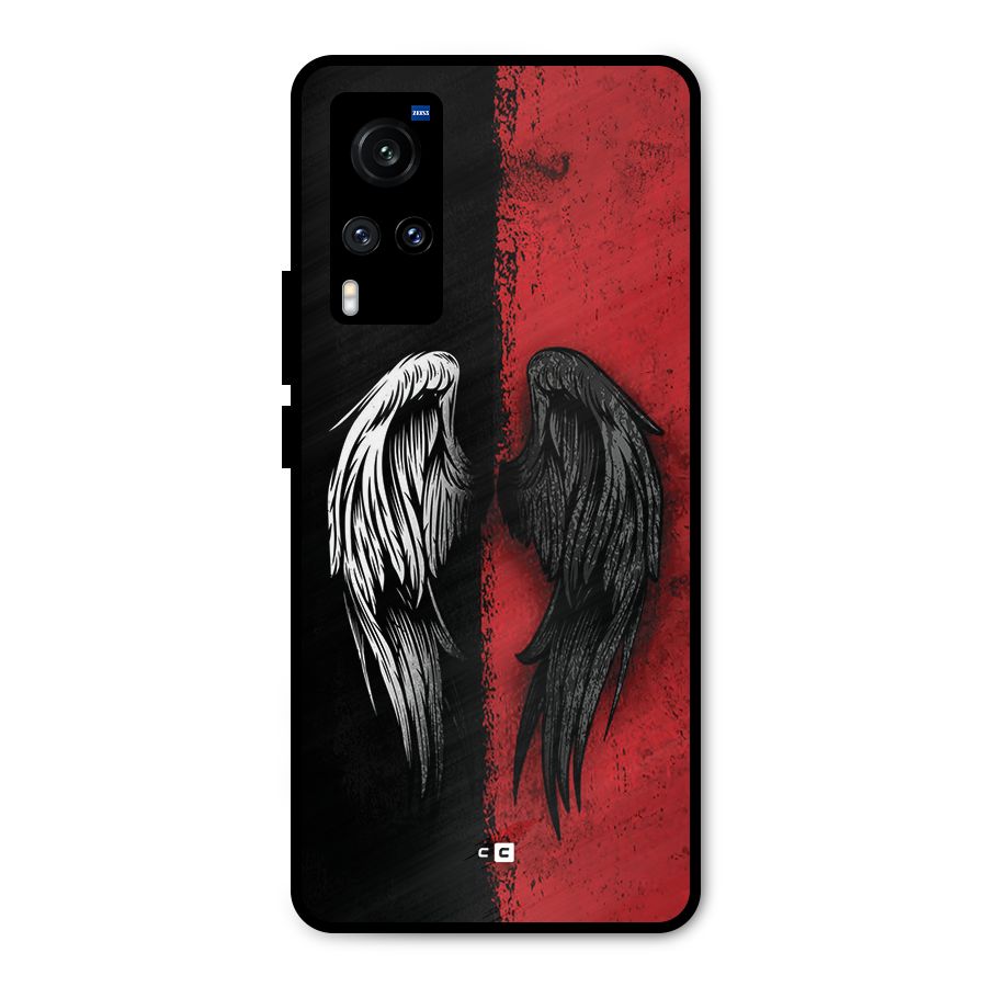 Angle Demon Wings Metal Back Case for Vivo X60