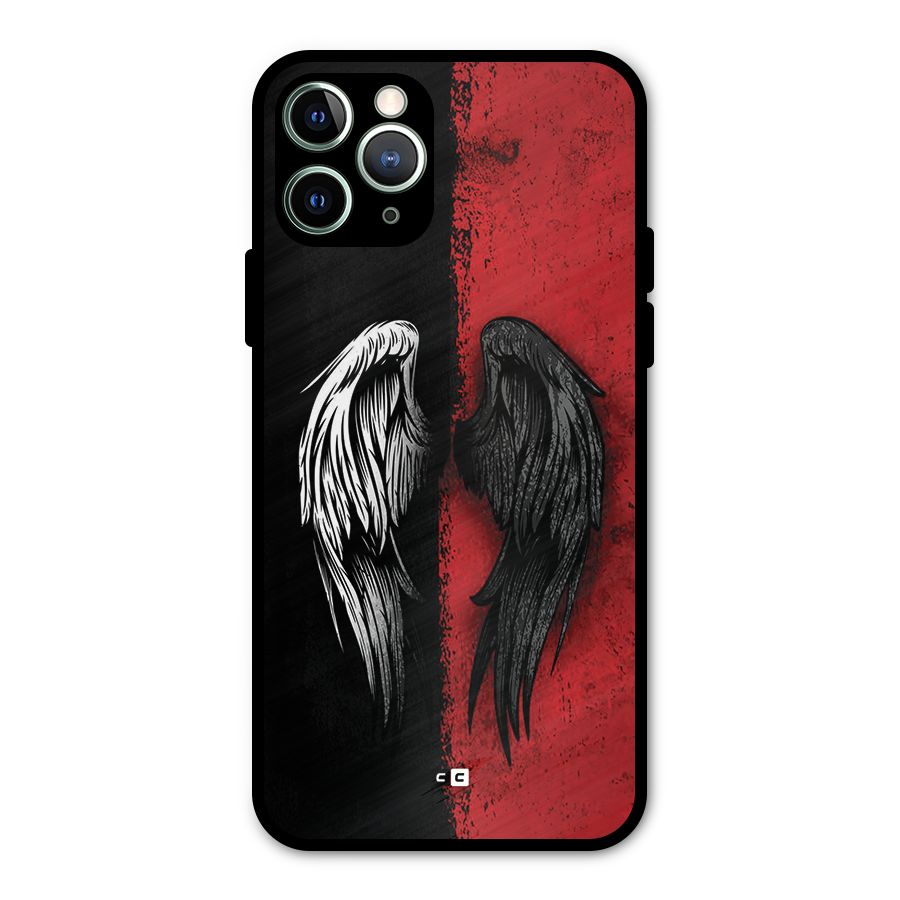 Angle Demon Wings Metal Back Case for iPhone 11 Pro Max